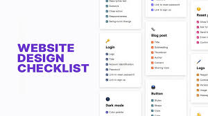 چک لیست طراحی سایت